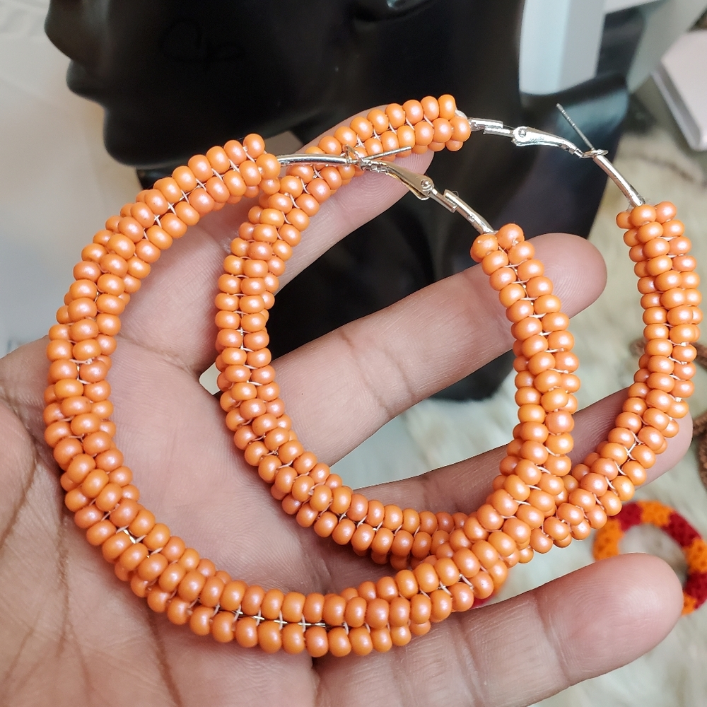 COPY - COPY - Handmade Beaded Earrings